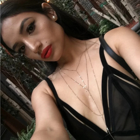 Lace with velvet details Bodysuit  SizeXS - Picture 10 of 10